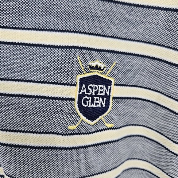 Tehama Clint Aspen Glen 100% Pima Cotton  Stiped Short Sleeve Golf Polo Size XXL - Picture 9 of 13